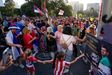 Митинг в подкрепа на Джокович в Белград