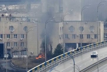 Украински военни машини навлизат в Киев