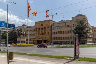 Бой в македонския парламент 