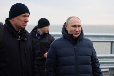 Путин покара Мерцедес на разходка до Кримския мост
