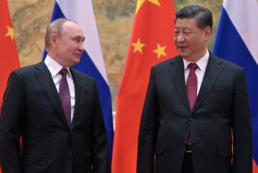 Си Дзинпин на посещение при Владимир Путин￼￼￼