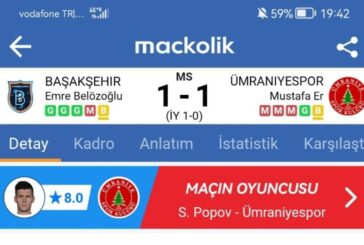 Благоевградчанинът Страхил Попов избран за игpач на мача срещу Башакшехир￼