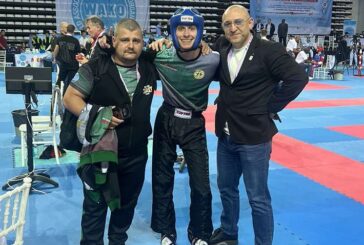 Двукратният кавалер на приза „Спортист №1 на Благоевград” К. Илиев проби на полуфинал на  световното първенство по кикбокс