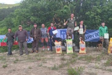 Гонче Батур на ловеца Юсуф Косин от Гоце Делчев спечели гонката за дива свиня на полигона край Кресна
