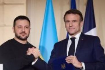 Зеленски пристигна в Париж за срещата си с Макрон