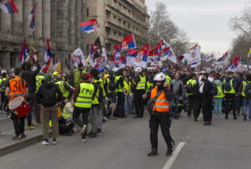 Протестът на сръбските студенти стана трансграничен