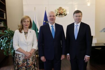 Валдис Домбровскис и Екатерина Захариева се срещнаха с премиера Желязков