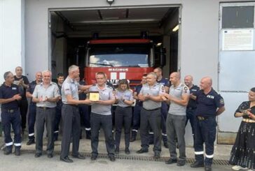 За нас беше чест! С бурни аплодисменти пожарникарите от Кюстендил изпратиха колегата си мл. инспектор Бл. Везенков в последния му работен ден
