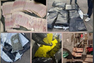 ПРИ АКЦИЯ НА ГДБОП И ДАНС: Разбиха ОПГ за пране на пари и наркотици, над 600 000 евро и 600 боеприпаса иззети в Кюстендил, над 67 кг марихуана и хашиш открити в коли и домове