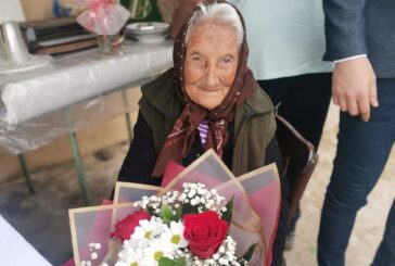 100 години празнува Ташина Пейчева, една от най-възрастните жители на община Гоце Делчев