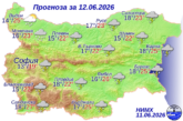 Облачно с краткотрайни валежи и гръмотевични бури на много места