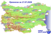 Времето: Слънчево и горещо, краткотрайни валежи на места следобед