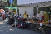 НА ПАЗАР В САНДАНСКИ: Чушки от 1.50 до 2.50 и домати от 1.00 до 3.00 евро купуват клиентите за зимнина, кочан царевица по 0.60, краставици по 0.90, предлагаха се и праскови по 1.50 евро, боровинки по 8 евро изкушаваха купувачите