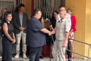 ПРИ ОТКРИВАНЕТО НА НОВАТА УЧЕБНА ГОДИНА В ПГСАГ - БЛАГОЕВГРАД! Изявеният абитуриент от Випуск 2026 Д. Петков със стипендия от 3000 евро от строителния предприемач Р. Костов 
