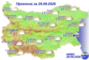 Времето: Над Западна България облачността ще се увеличи, максималните температури между 18 и 23 градуса