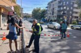 Жената, паднала от сграда на ул. 