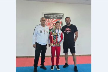 Петрич посрещна европейската медалистка по карате Живка Кирова