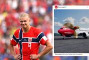 Ерлинг Холанд съди авиокомпания заради култовата си прическа