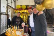 С торта и мило семейно тържество сред близки и приятели кюстендилката Л. Мирчова отпразнува 100-годишнина 